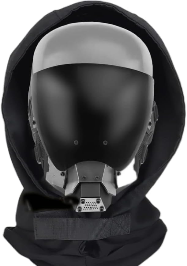Tactical Airsoftpaintball Anti Fog Cyberpunk Mask, Halloween Role PlayTechnical PropsFull Face Mask, Mechanical Mask