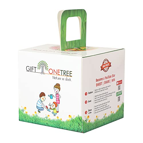 Grow Your Own Seasonal Flower Premium Kit - Pack of 6 - Best Return Gift For Kids Birthday Party (Seasonal Flower Kit, 6, count)