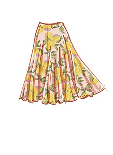 Mccall's Misses' Circle Skirt Sewing Pattern Kit, Code M8205, Sizes L-Xl-2Xl, Multicolor #TOP4