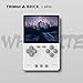 Trimui Brick Handheld Game Console 3.2-Inches Display Game Console,1024x768 IPS Screen Supports Multiple Simulators,Linux System Built-in 64G TF Card White
