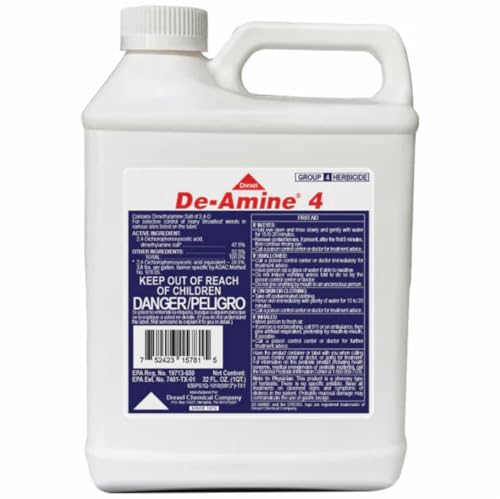 De-Amine 4 Selective Broadleaf Weed Killer – Controls Dandelions, Clover