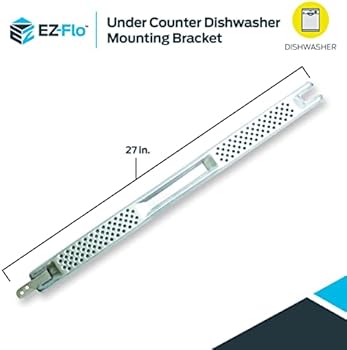 under counter dishwasher mounting bracket