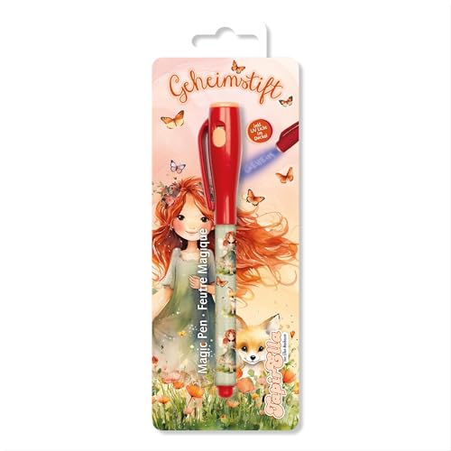 Tapirella Geheimstift, Zauberstift, UV-Licht Stift von Lutz Mauder, Geheimcodestift für Geburtstag, Party, Mitgebsel, Freundebuch, Unsichtbare Tinte für Geheimschrift (Elfenprinzessin - bunt)