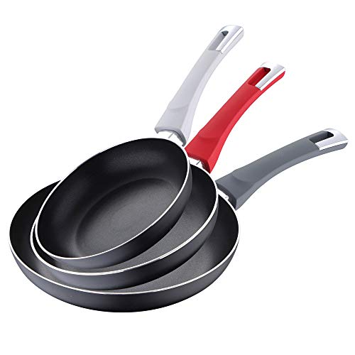 Pierre Cardin Juego De Sartenes (18/20/24 Cm) De Aluminio Prensado Pierre Cardin Aptas Para Induccion, Q3944