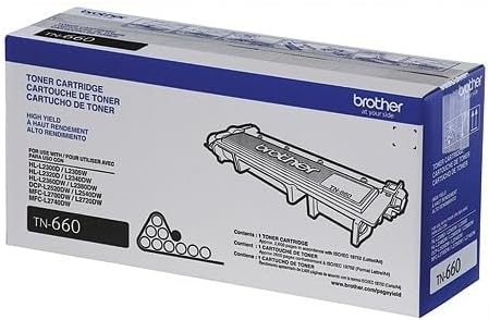 Brother HL-L2340DW High Yield Black Toner (2600 Yield) - Genuine Original OEM toner