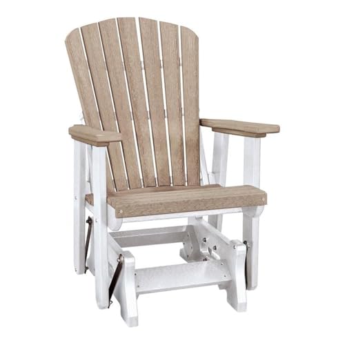 Fan Back Chair, Weatherwood and White - American Furniture Classics 515WWWT