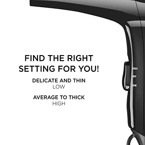 Conair Hair Dryer, 1875W Mid-Size Hair Dryer #TOP3