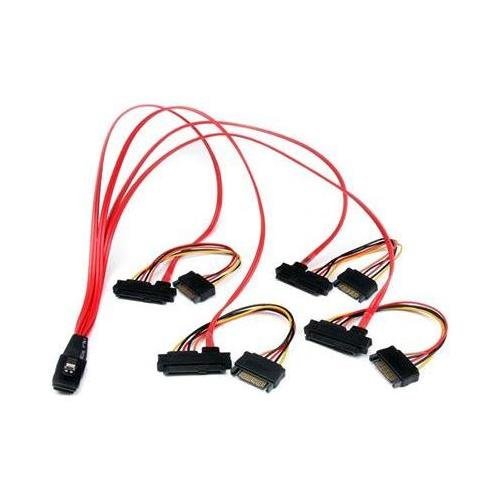 StarTech.com SAS808782P50 50cm Internal Serial Attached SCSI Mini SAS Cable - SFF8087 to 4x SFF8482 - NEW - Retail - SAS808782P50