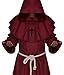 LHJ Friar Medieval Hooded Monk Renaissance Priest Robe Costume Cosplay