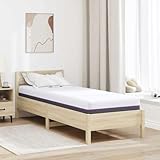 SooIarix Memory Foam Matratze Weiß und Grau 70 x 200 cm Jacquard-Stoff, mittlerer Härtegrad, langlebig und atmungsaktiv, ideal für Schlafzimmer und Gästebettkomfort