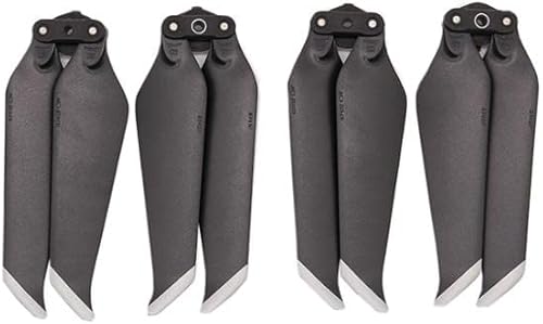XNasu 4 piezas de hélice para D-JI Mavic 2 Pro Zoom Accesorios de bajo ruido, cuchillas plegables de liberación rápida, accesorios (color plateado)
