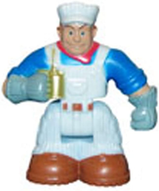 Mattel Replacement Part for Fisher-Price GeoTrax Transportation System Remote Control Timbertown Railway Set - P1370 ~ Replacement Engineer Figure