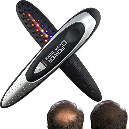 Escova Pente Laser Estimulador para Crescer Cabelo - Contra Queda De Cabelo Calvice Hair Grow Comb