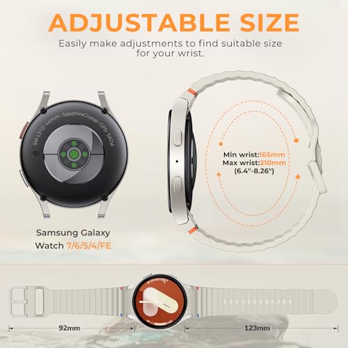 Correa para reloj Galaxy Watch 7 Bands 40mm/44mm miniatura 4