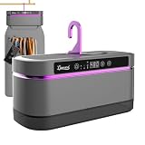 Ljusved 3 in 1 Portable Clothes Dryer and Shoe Dryer - Mini Portable Dryer Machine for Laundry Apartments and Travelling, Hotel Room, Dark Gray