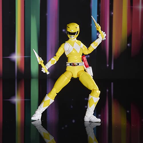 Power Rangers Lightning Collection Remastered Mighty Morphin Yellow Ranger 6-Inch Action Figure, Toys For Boys And Girls Ages 4 And Up #TOP4