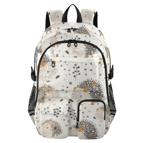 Mochila de viaje grande y bolsa casual ligera de 17.5 pulgadas estilo universitario
