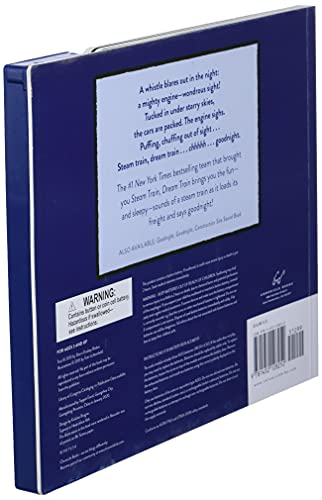 Steam Train Dream Train Sound Book: (Sound Books for Baby, Interactive Books, Train Books for Toddle