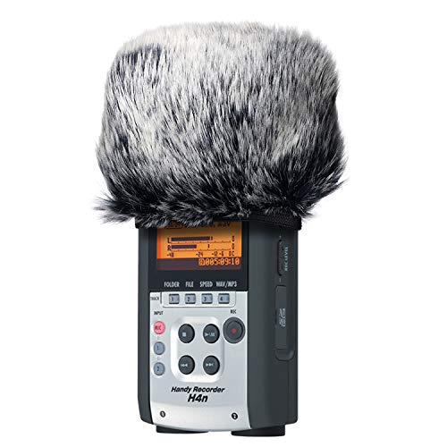 SUNMON Mikrofon-Windschutzscheiben-Muff für Zoom H4N tragbare digitale Recorder – Outdoor-Mikrofon-Windschutzscheibe, Windschutz, Pop-Filter
