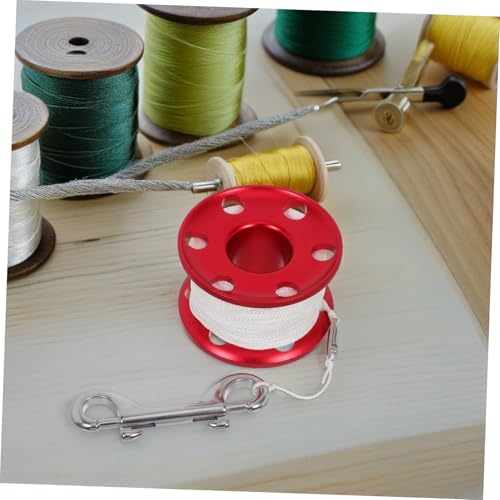 Carrete de buceo de aluminio con sistema integrado resistente Hemobllo 5