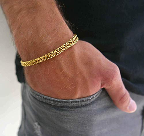 Amazon.com: Gold Bracelet For Men 