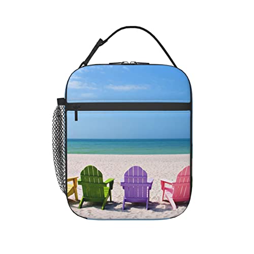 Adirondack Chairs on Sun Beach ���ٓ��� ���ٓ��o�b�N �f�M �ۉ� �ۗ�