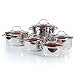 Nuwave DuralonTM Ceramic Non-stick Cookware 10-piece Set with Lids