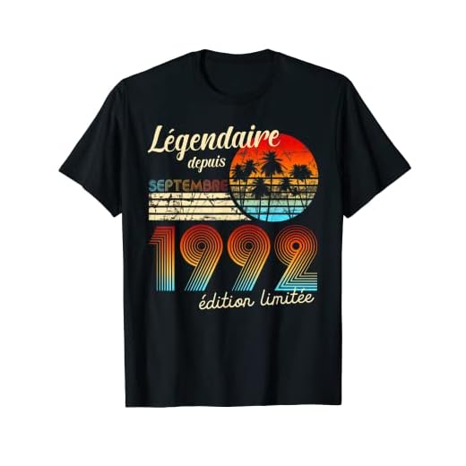 Cumpleaños Nacidos En Legendario Desde Regalo Septiembre 1992 Camiseta