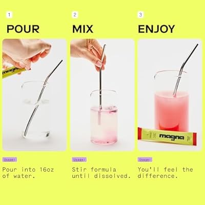 MAGNA Electrolytes Powder Drink Mix for Hydration, Energy & Focus Support with Magnesium L Threonate, Sodium, Potassium, Vitamin D, B6 & B12, Sugar Free, Blood Orange Flavor, 14 Servings