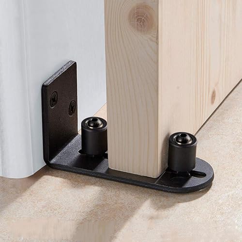 2 PCS Schiebetürsystem Laufschiene Bodenführung Schiebetür: Nizirioo 8-in-1 Schiebetürsystem Schiebetür Bodenführung Schiebetürführung Bodenführung Wand Perfekt für alle Schiebetüren mit Handsch