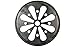 Daisy Cut Galvanized Metal Lid Inserts for Mason Jars (10 Pack, Wide Mouth)