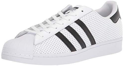 adidas Superstar, Basket Homme, White1 Core Noir et Blanc, 43 1/3 EU
