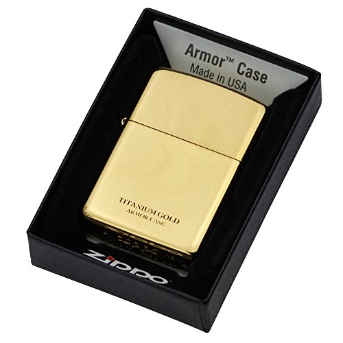 Encendedor Zippo Armor Titanium Dorado miniatura 5