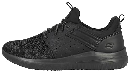 Baskets homme Skechers Delson 3.0 Cicada chaussures légères noires 43 - 7