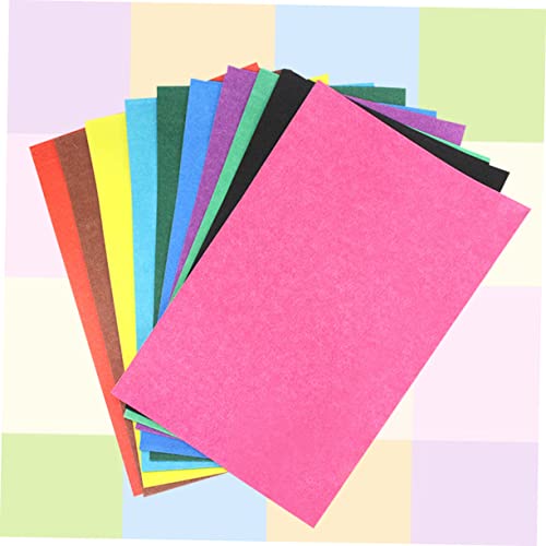 VILLCASE 20 Unidades Papel De Grafite Papel Para Cartão Papel Washi De Origami Lixa De Pintura Color