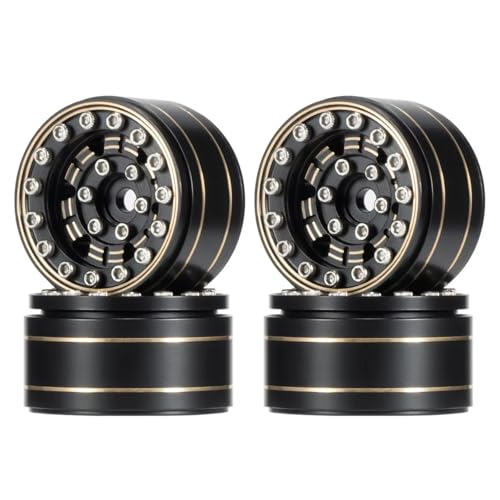 Jantes 1.0 beadlock laiton anti-retournement SCX24 AX24