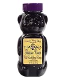 Shadow River Wild Huckleberry Gourmet Honey Made in the USA - 12 oz Squeeze Bear