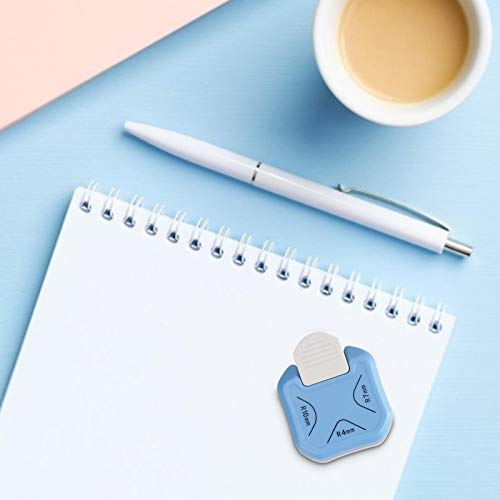 BAODAN Cortador de canto, furador redondo de canto 3 em 1, 4 mm, 7 mm, 10 mm, cortador de canto de 3