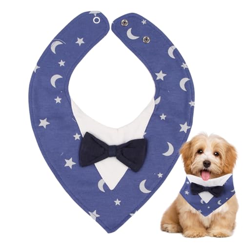 タキシード スタイル フォーマル 犬 用 衣装 | 小型 中型 犬 種 用 アクセサリー - 犬用 タキシード カラー - 誕生日パーティー バレンタインデー ペット用
