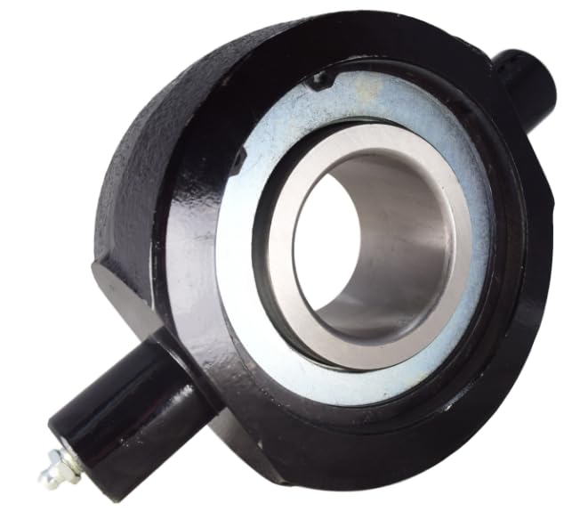 2-3/16 inch Disc Harrow Trunnion Bearing Case-IH New Holland 409556A1; cast Iron housing and Triple Lip Seals; SPN-375