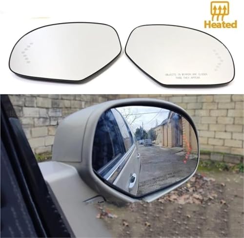 Espejo retrovisor de coche para GMC Yukon viajes seguros en invierno con lente térmico 4