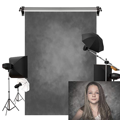 Amazon | Kate 1.5x2.2m 無地 グレー 背景布 レトロ グレー 写真撮影用
