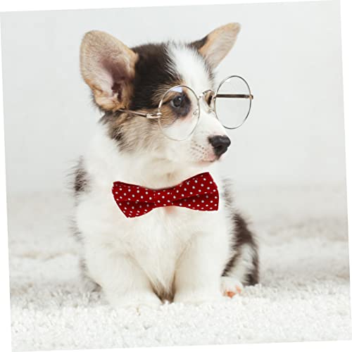 Collier de chien à bowknot réglable pour éviter les fuites en promenade