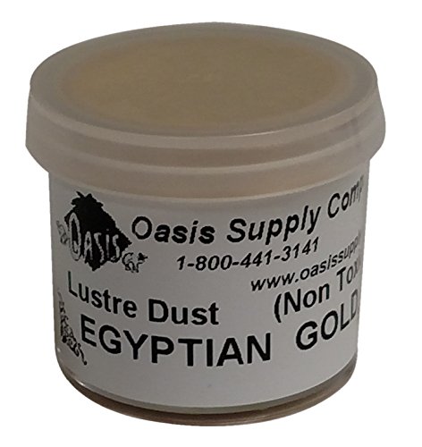 Oasis supply Lustre Dust, Egyptian Gold (Super Gold), 2 Gram