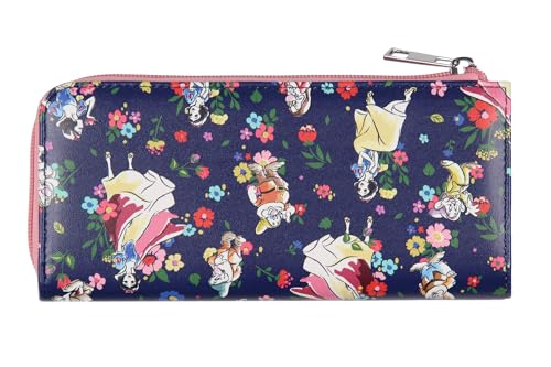 Snow White Disney Wallet For Women | Snow White and the Seven Dwarfs Women's Faux Leather Full Zip Wallet2