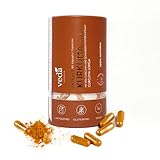Veda Naturals Kurkuma Extrakt mit Piperin – 90 Kapseln - hochdosiert mit 95% Curcumin und schwarzem Pfeffer – Curcuma Longa - 100% naturrein und vegan, laborgeprüft - Nachhaltige Verpackung