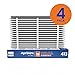 AprilAire 413 Replacement Filter for AprilAire Whole House Air Purifiers - MERV 13, Healthy Home Allergy, 16x25x4 Air Filter (Pack of 4)