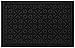 Elogio Door Mat Indoor Outdoor Doormats Outside Effective Scraping of Dirt Patio Grass Snow Dust Grit Removal Ideal Low Profile Doormat Front Door Entrance Mat Black Rug Non Slip Rubber 17.5’’x 27’’