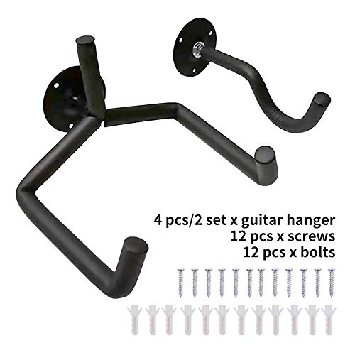 POHOVE Guitare Suspension, Guitare Support Mural Support, Guitare Crochet Mural, Noir Métal Support pour Acoustique Et… - Les Beatles, Paul McCartney, John Lennon, RIngo Starr, George Harrison POHOVE Guitare Suspension, Guitare Support Mural Support, Guitare Crochet Mural, Noir Métal Support pour Acoustique Et… – Image 4