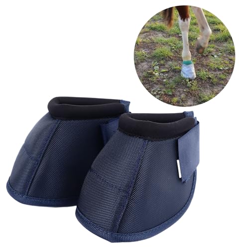Botas de Proteção de Casco de Cavalo, Tecido Oxford Fácil de Usar Botas de Sino de Cavalo Confortáve
